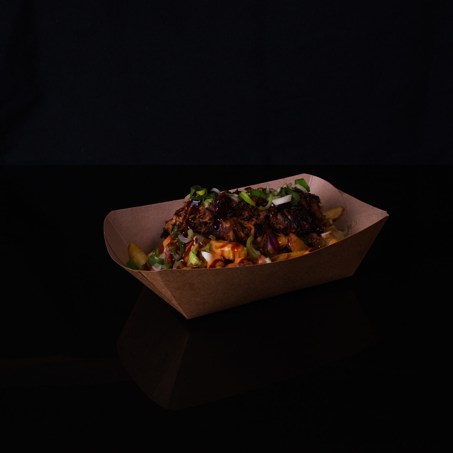 DIRTY FRIES & BBQ PULLED PORK